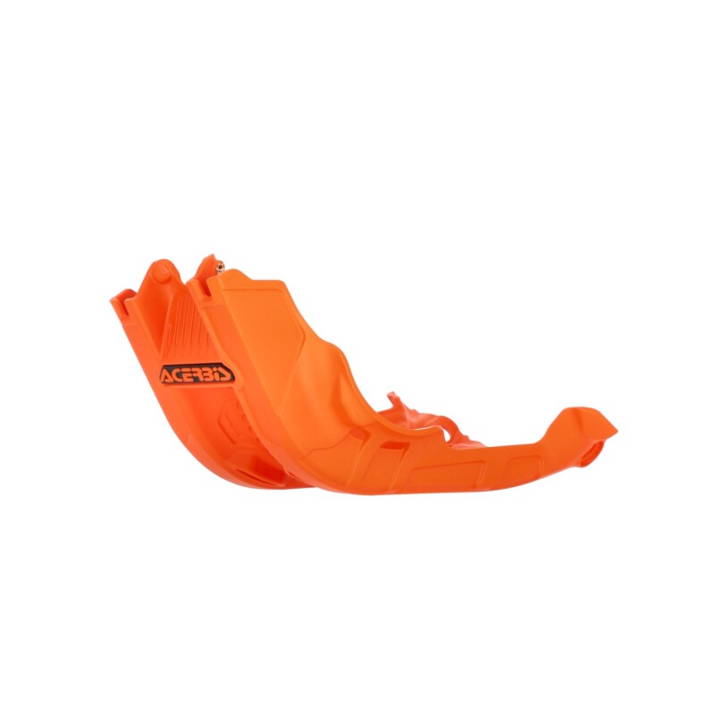 Acerbis 2024 KTM XW-F500 Skid Plate - 16 Inches Orange for KTM Dirt Bikes
