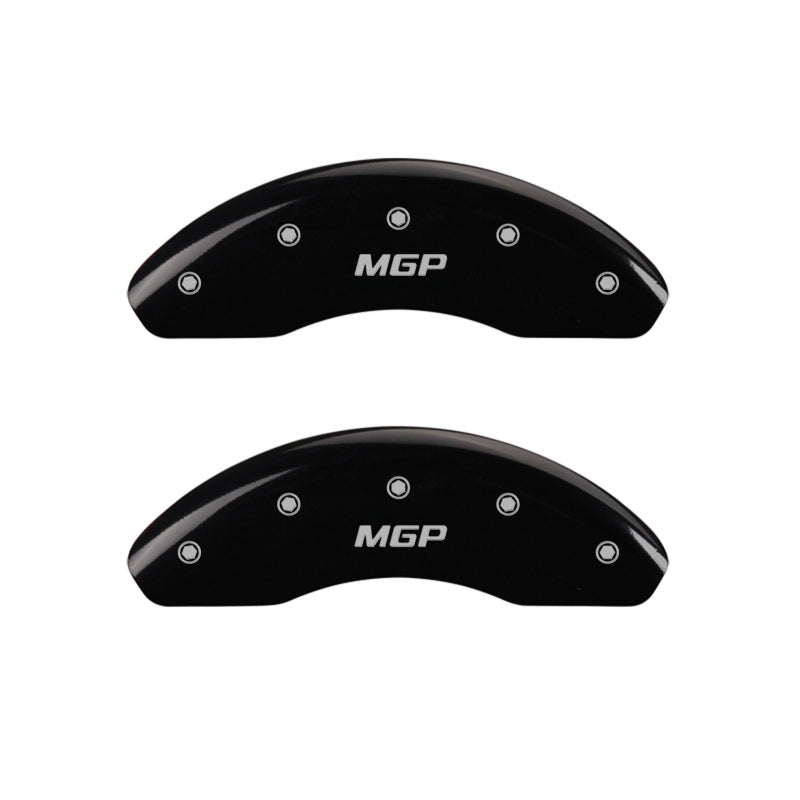 MGP 4-Piece Brake Caliper Covers for Toyota Sienna (2004-2010) – Black Finish with Silver Engraving