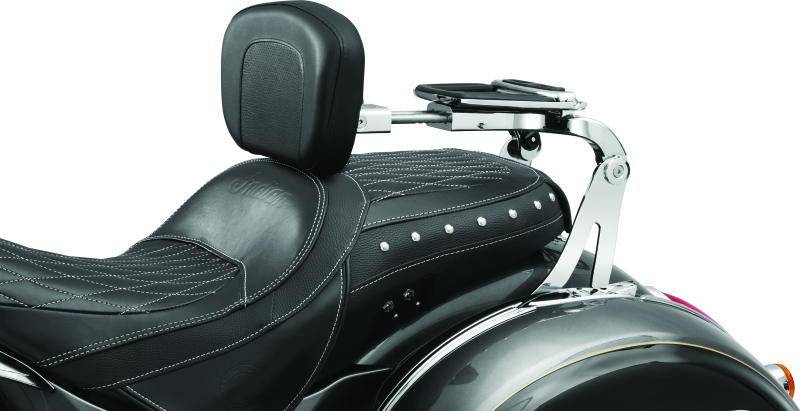 Kuryakyn Multi-Purpose Backrest with Luggage Rack – Model 1660