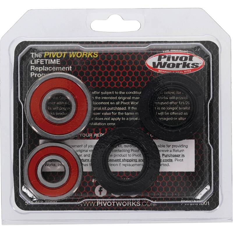 Pivot Works Premium Wheel Bearing Kit for Kawasaki KX60, KX80, KDX80 – Part 25-1181-P