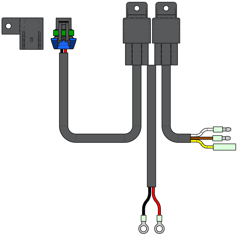 KFI ACT-HAR Actuator Relay Harness Replacement for Powersports Vehicles