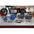 S&S Cycle 99-06 BT 4-inch Bore Power Pack for Harley Davidson Twin Cam - Wrinkle Black