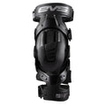 EVS Axis Sport Knee Brace Black/Black/Grey - Medium/Left for Powersports Protection