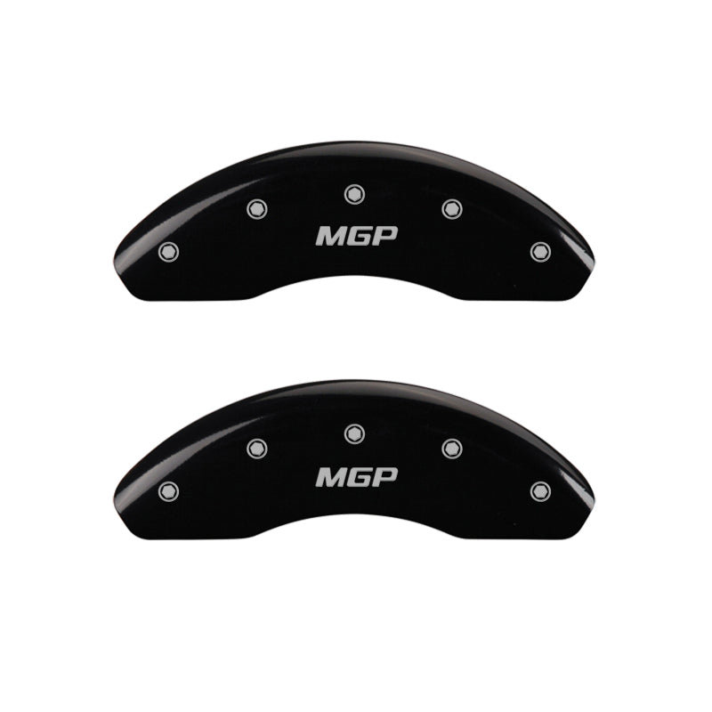 MGP 4-Piece Brake Caliper Covers for 2018-2022 Toyota Camry - Black Finish with Silver Engraving
