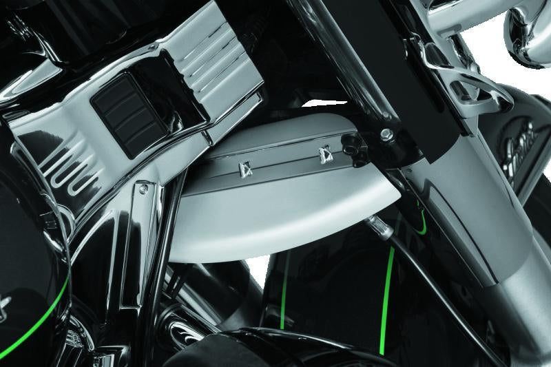 Kuryakyn Lower Triple Tree Wind Deflector Chrome for Harley Davidson Touring Models Part 1804