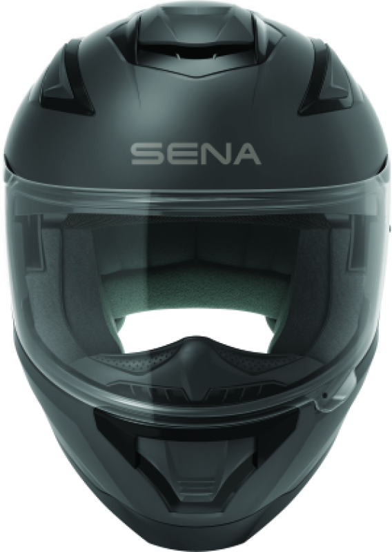 Sena Technologies Stryker Bluetooth Helmet with Mesh Intercom – Matte Black, Medium