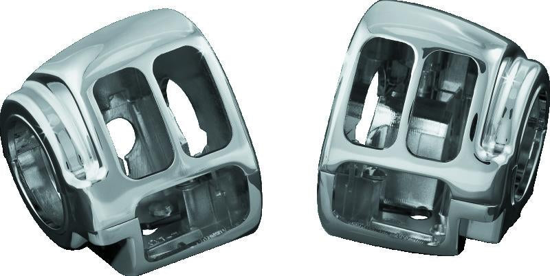 Kuryakyn Chrome Switch Housings for Harley Davidson Powersports Vehicles Part #1747