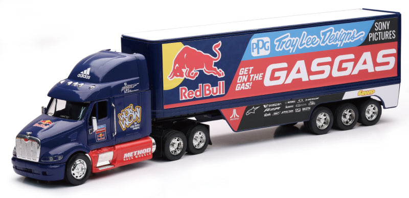 New Ray Toys Redbull TLD GASGAS Race Team Truck 1:32 Scale Model