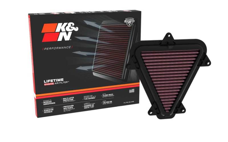 K&N Engineering Replacement Air Filter for 2024 Honda XL750 Transalp & 2025 Honda CB750 Hornet – Part Number HA-7523