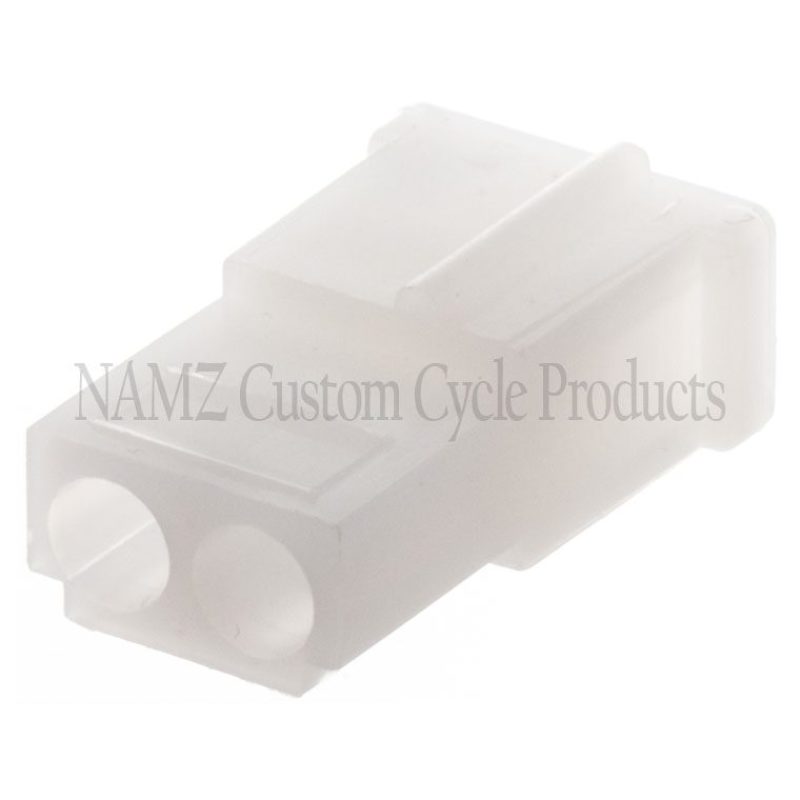 NAMZ AMP Mate-N-Lock 2-Position Female OEM Style Connector for Harley-Davidson 71-95 Models, Part Number NA-1-480318-0