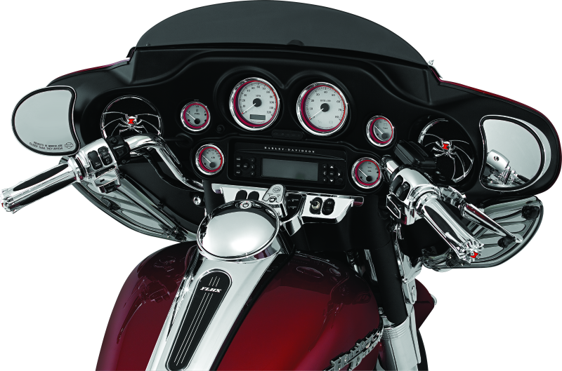 Kuryakyn Switch Panel Accent Chrome for Harley Davidson Touring Models