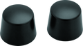 Kuryakyn Front Axle Nut Caps Satin Black for Harley Davidson Touring Models