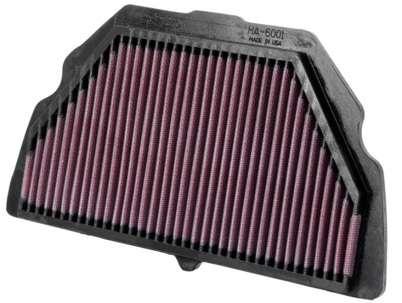 K&N Engineering HA-6001 High-Flow Replacement Air Filter for Honda CBR600F (2001-2006)