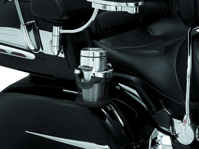 Kuryakyn Passenger Drink Holder for Honda Gold Wing GL1800 2001-2016 - Chrome
