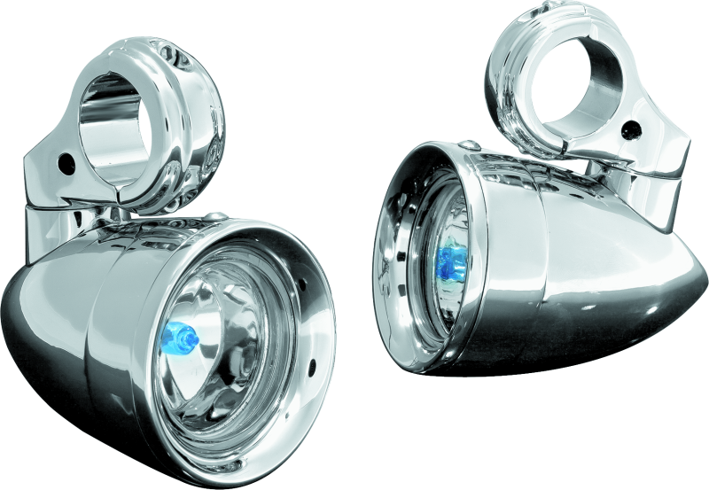 Kuryakyn Engine Guard Mounted Drive Light – 3-Inch D.O.T.-Approved LED Lights with 1-1/4-Inch Clamps for Powersports Vehicles