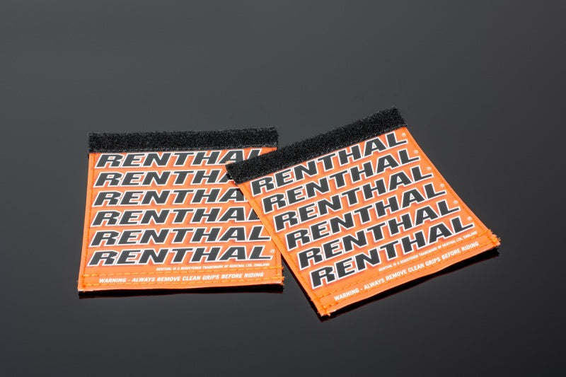 Renthal Team Clean Grip - Orange, White & Black for Motorcycles