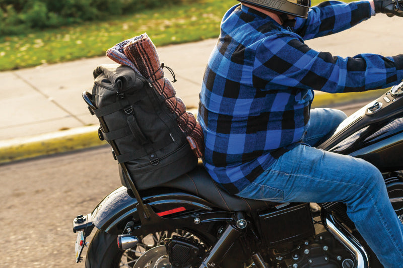Kuryakyn Momentum Freeloader Duffle - Versatile 2,036 cu. in. Motorcycle Luggage with Quick-Mount Strap