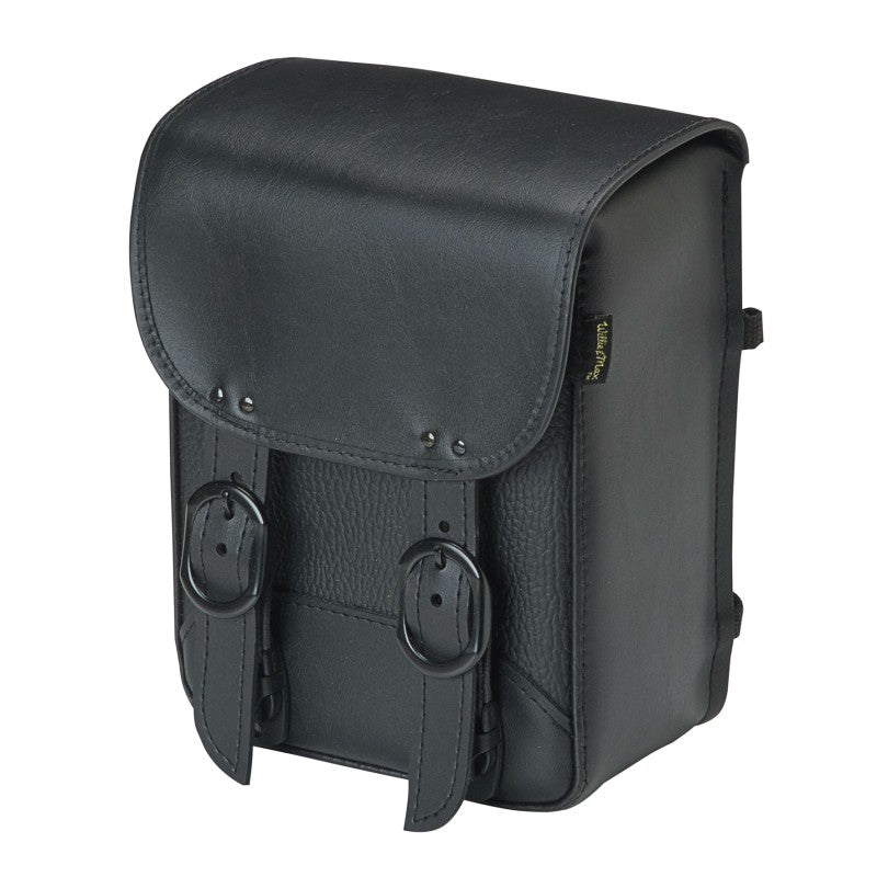 Willie & Max Black Magic Series Sissy Bar Bag - Universal 8 x 10 x 4.5 inches, Black