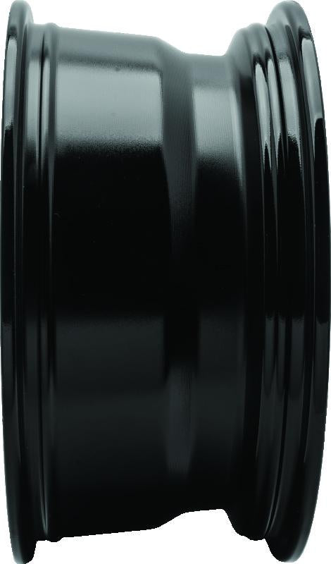 QuadBoss Barbwire 14x7 Wheel with 5+2 Offset - Black/Milled Finish, 4x110 Bolt Pattern