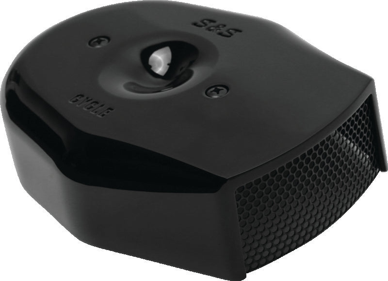 S&S Cycle Stealth Applications Tribute Air Cleaner Cover - Gloss Black for V-Twin Engines