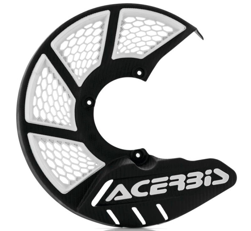 Acerbis X-Brake Vented Disc Cover for Powersports - Black/White, Part #2449490001