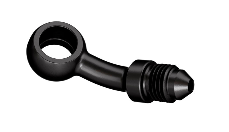 Goodridge P593-03ZBK 35 Degree Banjo Adaptor for 3/8 inch or M10 Bolt - Powersports Brake and Clutch Line Fittings