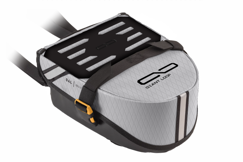 Giant Loop Klamath Tail Rack Pac 4L - Gray for Powersports Vehicles