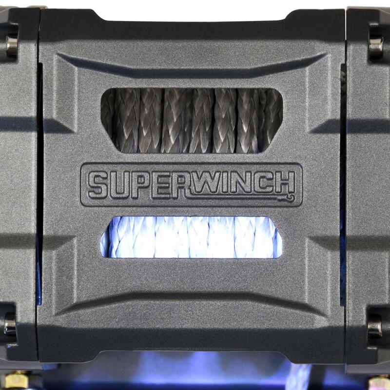 Superwinch SP 35SR 3500 lbs. 12V DC Synthetic Rope Winch with Hawse Fairlead
