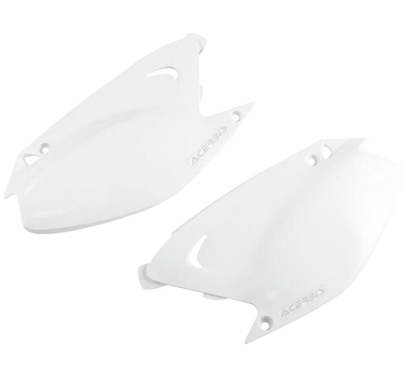 Acerbis 03-07 Kawasaki KX125/KX250 White Side Panels – Durable Injection-Molded Powersports Parts