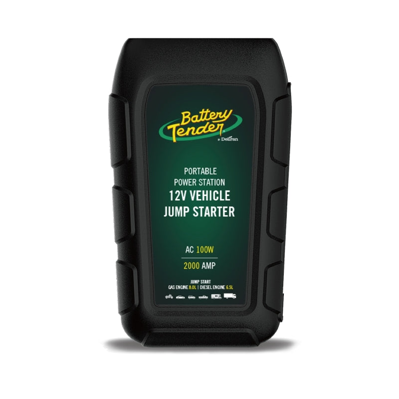 Battery Tender 2000A Power Station with 100W Inverter - Compact Jump Starter and Portable Power Bank for Vehicles and RVs