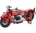 New Ray Toys 1930 Indian 4 Motorcycle Model - 1:12 Scale, Red