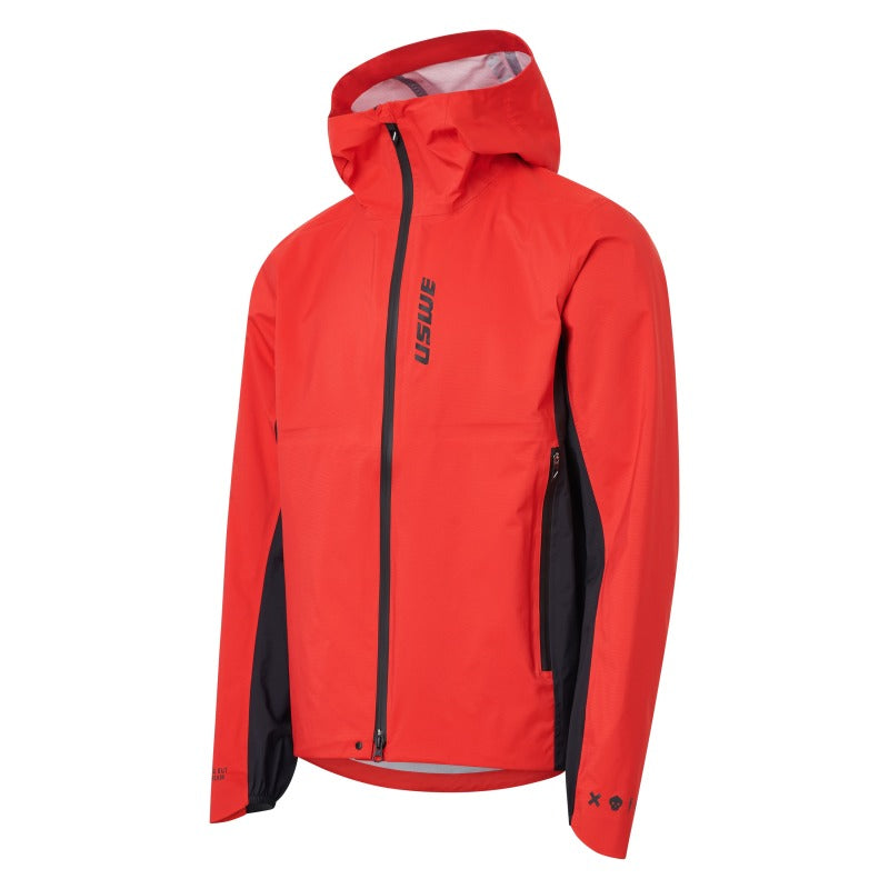 USWE Waterproof MTB Jacket Flame Red - Large