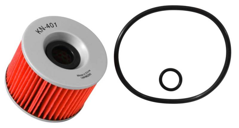 K&N Engineering Part KN-401 Powersports Cartridge Oil Filter for Honda, Kawasaki, Yamaha, Triumph – 3-inch Outer Diameter