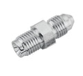 Twin Power Stainless Brake Fitting Male 3/8-24 Inverted Flare to AN-3 Male Straight - Part #035972