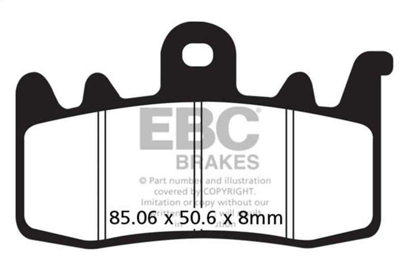 EBC Powersports Double-H Sintered HH Brake Pads for BMW R1200GS and R Nine T