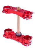 XTrig ROCS Tech Triple Clamp for Honda CRF 250R/450R 2017-2020 - Red, Part 501330101201