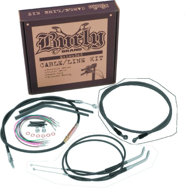 Burly Brand Control Kit 18in Gorilla for Harley Davidson FXST Softail Standard (2000-2006)