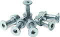 ProTaper Sprocket Bolt Kit - 6 mm Allen Head Bolts with 12 mm Nylock Nuts for Powersports Rear Sprockets