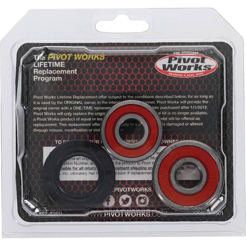 Pivot Works Premium Wheel Bearing Kit for Honda CR80R, XR100R, XR80R (Part #25-1191-P)