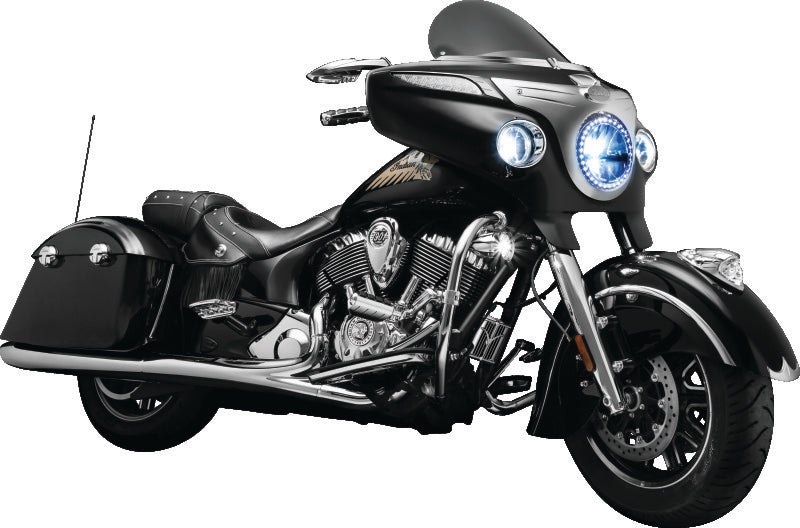 Kuryakyn Scythe Mirrors Chrome Part Number 1449 for Powersports Vehicles