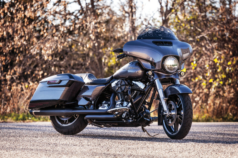 Kuryakyn Teardrop Mirrors Satin Black - Compact Custom Motorcycle Mirrors with Convex Glass