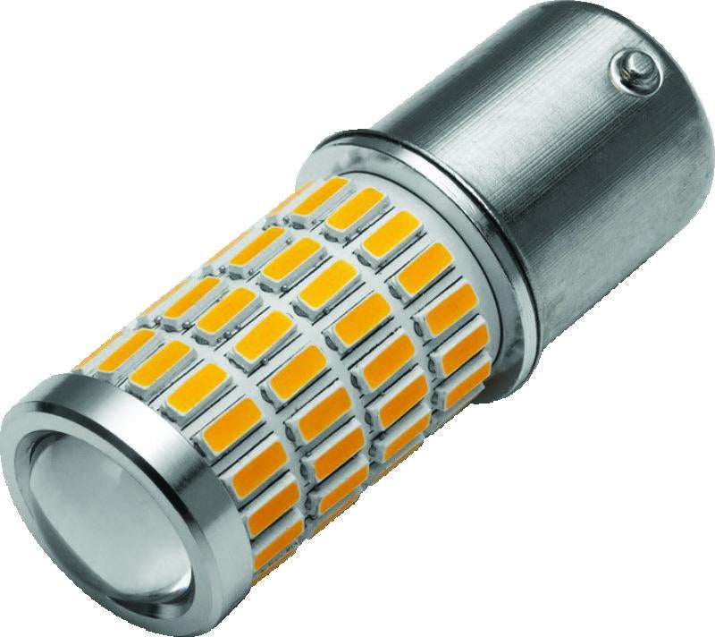 Kuryakyn L.E.D. Bulb 1156 Amber – High-Visibility Turn Signal and Taillight Replacement