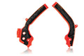 Acerbis KTM 125-450 SX/SX-F/XC-F/XC Frame Guard with Grip - Orange/Black