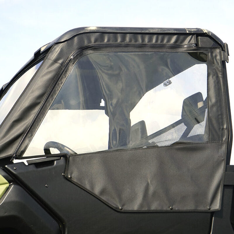 Seizmik 16-23 Can-Am Defender HD Series Soft Upper Door Kit with Waterproof Polyester Canvas and Tinted Vinyl Windows