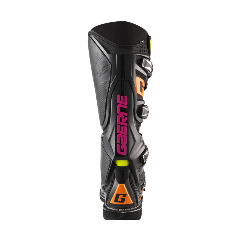 Gaerne SG12 Limited Edition Black, Orange & Pink Motocross Boots - Size 10
