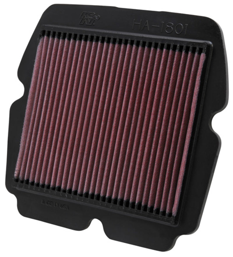K&N Engineering HA-1801 High-Flow Replacement Air Filter for Honda GL1800 Gold Wing (2001-2005)