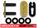 RK Chain GB520EXW Clip Link - Gold for Powersports Applications