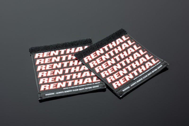 Renthal Team Clean Grip - Black/Red/White for Motorcycle Control and Comfort