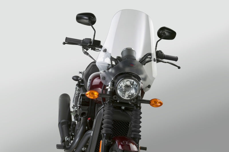 National Cycle Street Shield with Handlebar Mount and U-Clamp – Clear, 17 Inches High