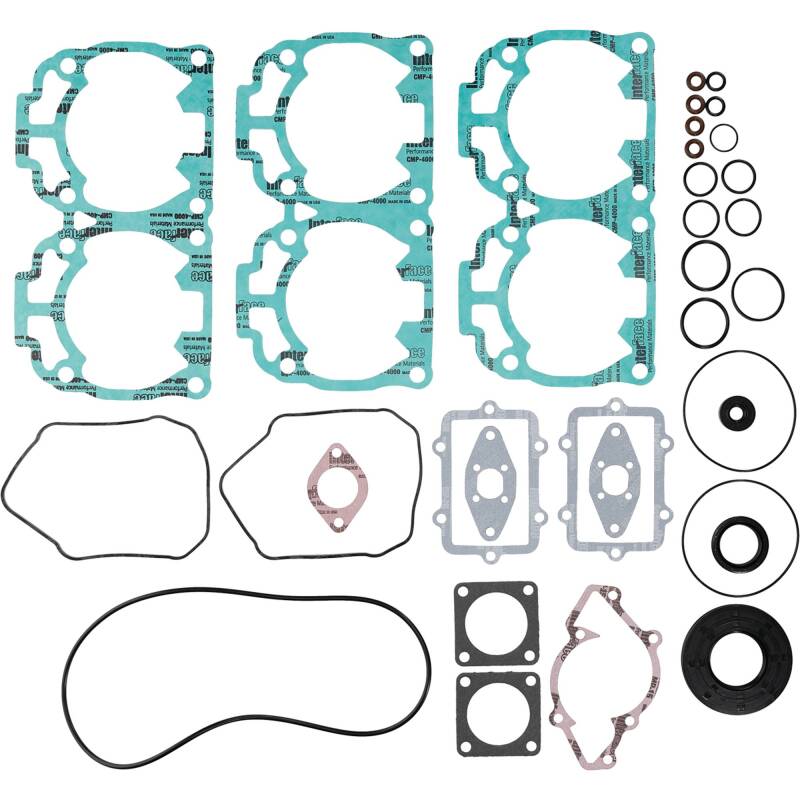 Vertex Pistons 711278 Complete Gasket Kit with Seals for 2004-2005 Ski-Doo GSX 600 and Expedition 600 HO SDI